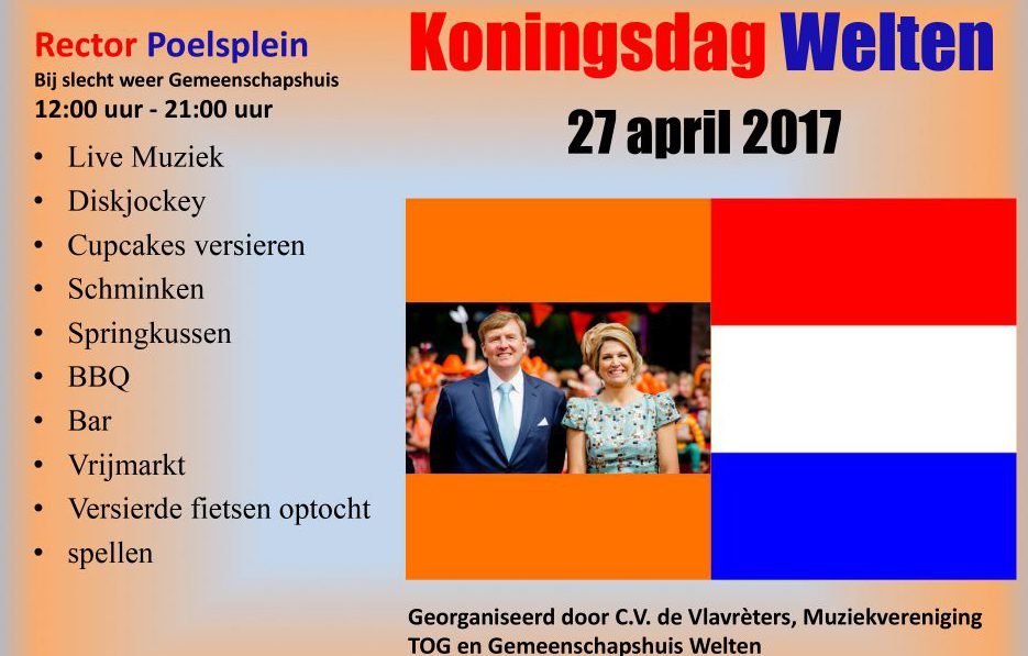 Koningsdag Welten 2017 evenement