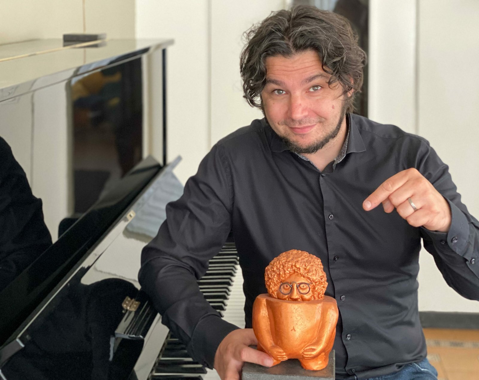 'The pianoman' Ivo Rosbeek en zijn Lexor Award