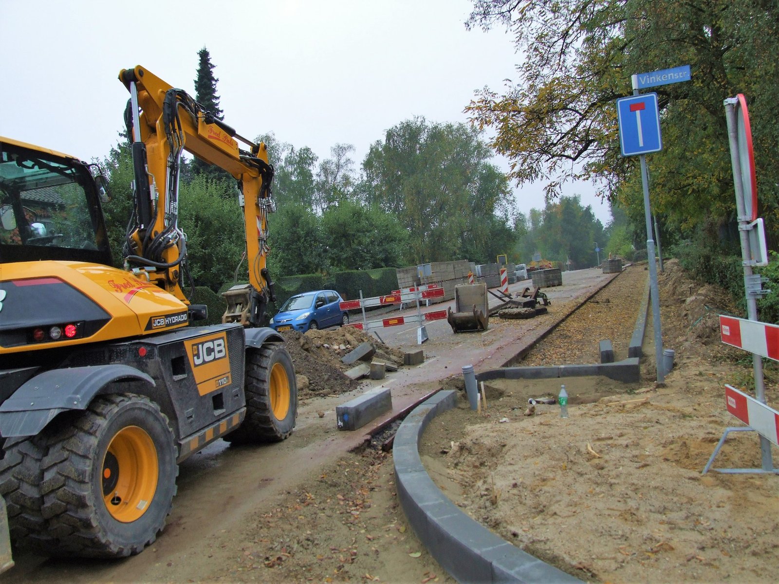 Uitvoering aanleg Leisure Lane Parkstad gestart op Heideveldweg in wijk Heksenberg