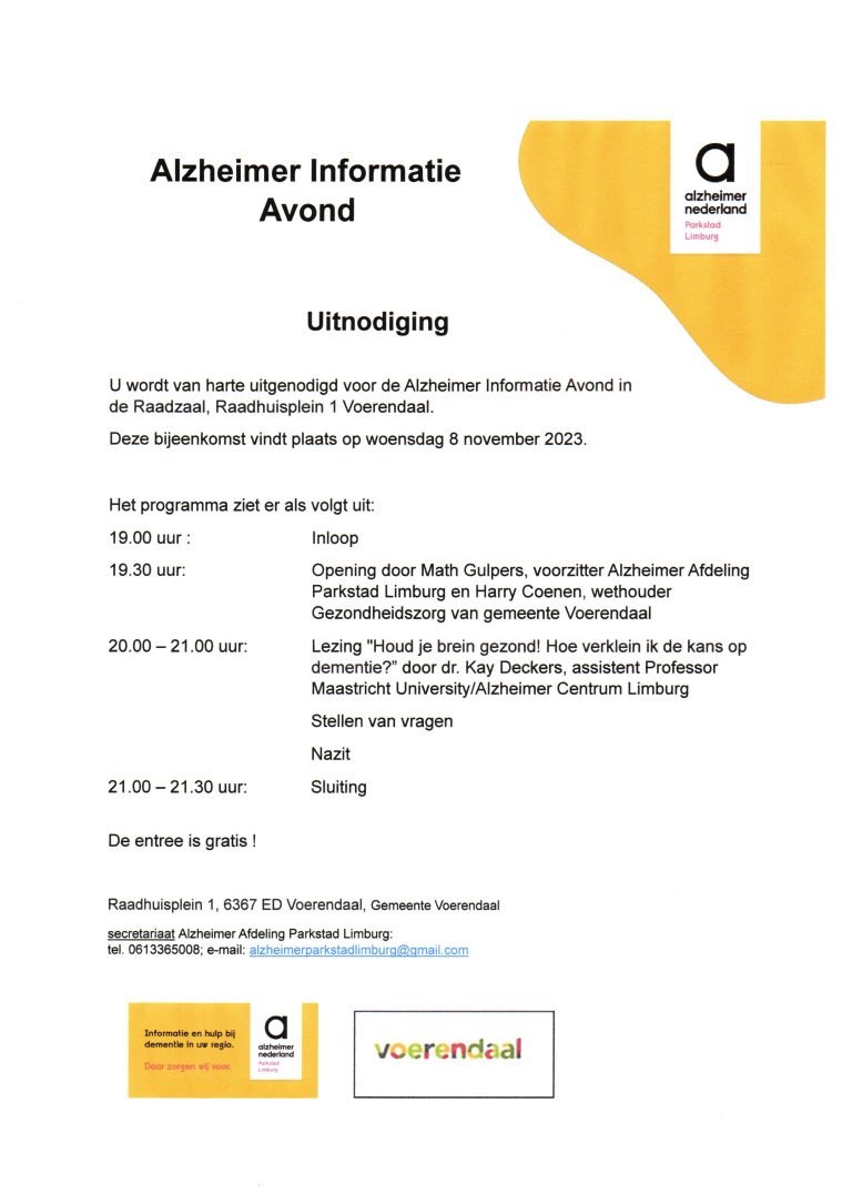 Alzheimer avond