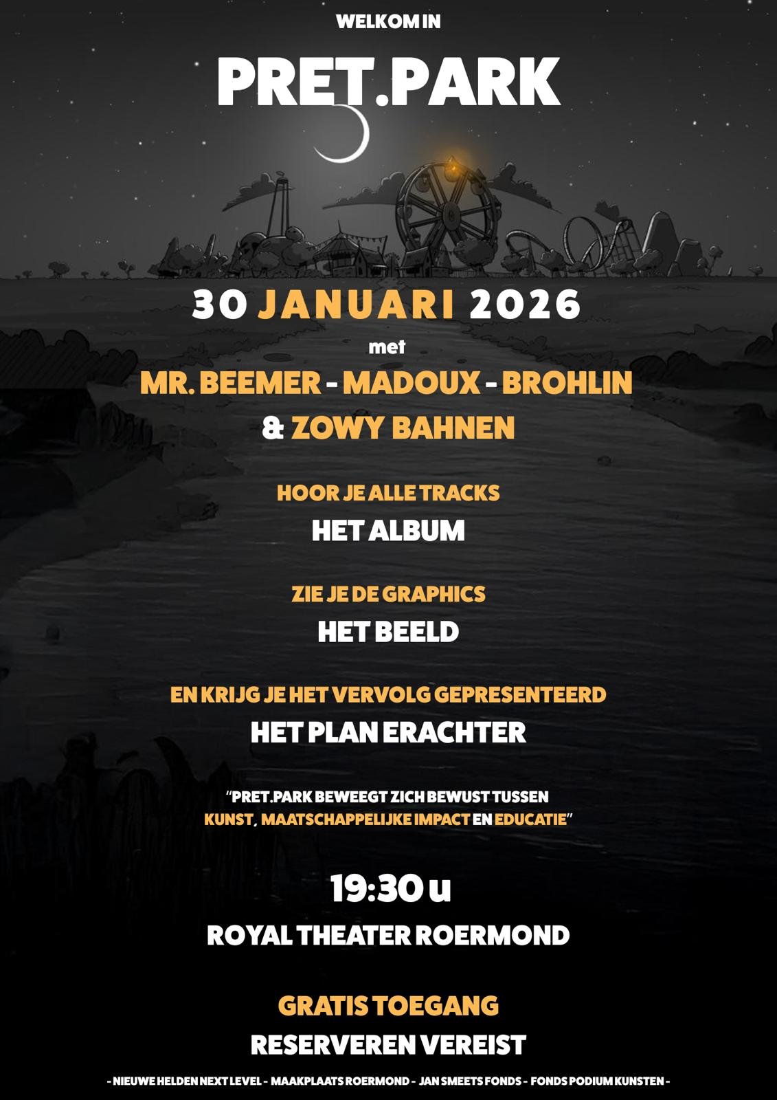 Kim Lee presents project Pret.Park at Royal Theater Roermond