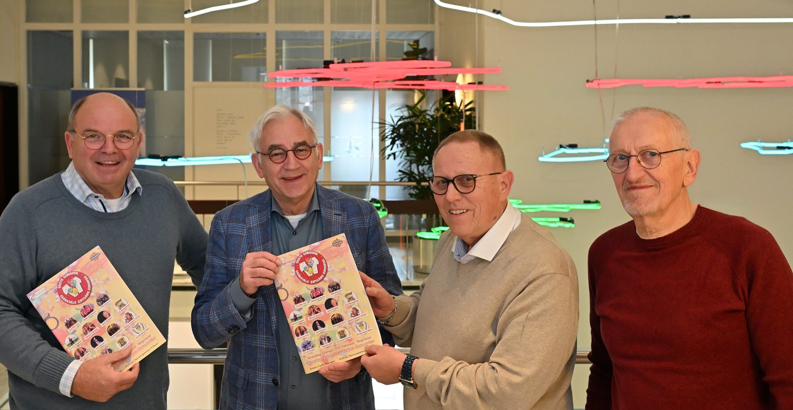 seniorencarnavalszitting in het Patronaat in Bleijerheide