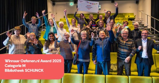 SCHUNCK Bibliotheek wint opnieuw landelijke Oefenen.nl Award