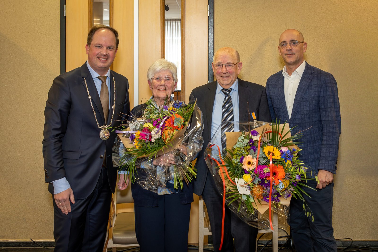 Koninklijke onderscheiding voor echtpaar Smeets uit Landgraaf
