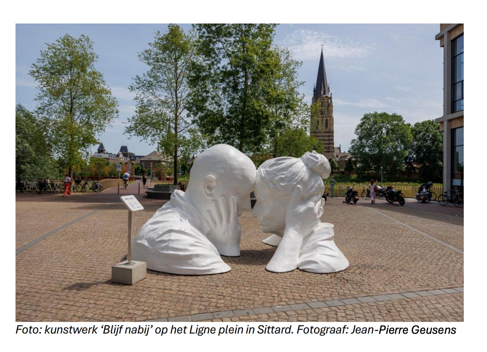 Special artwork in Heerlen makes palliative care open for discussion