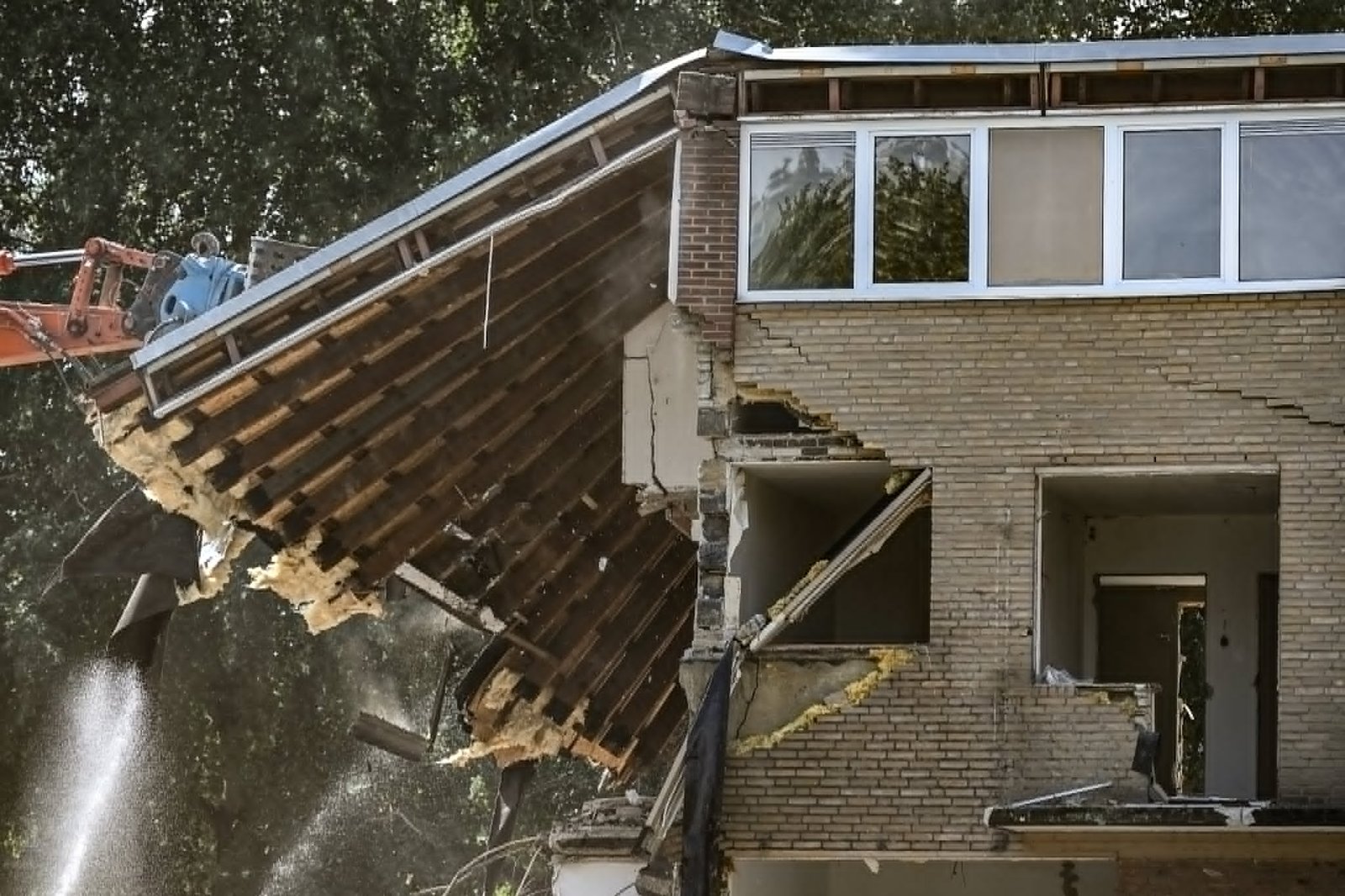 Ende der Doppelhaushälften in der Directeur Evertsstraat in Kerkrade