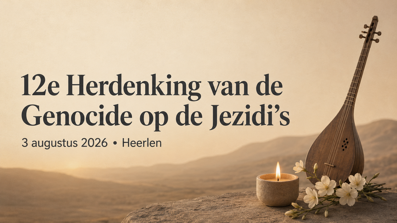 Genocide op de Jezidi’s voor het eerst herdacht in Heerlen