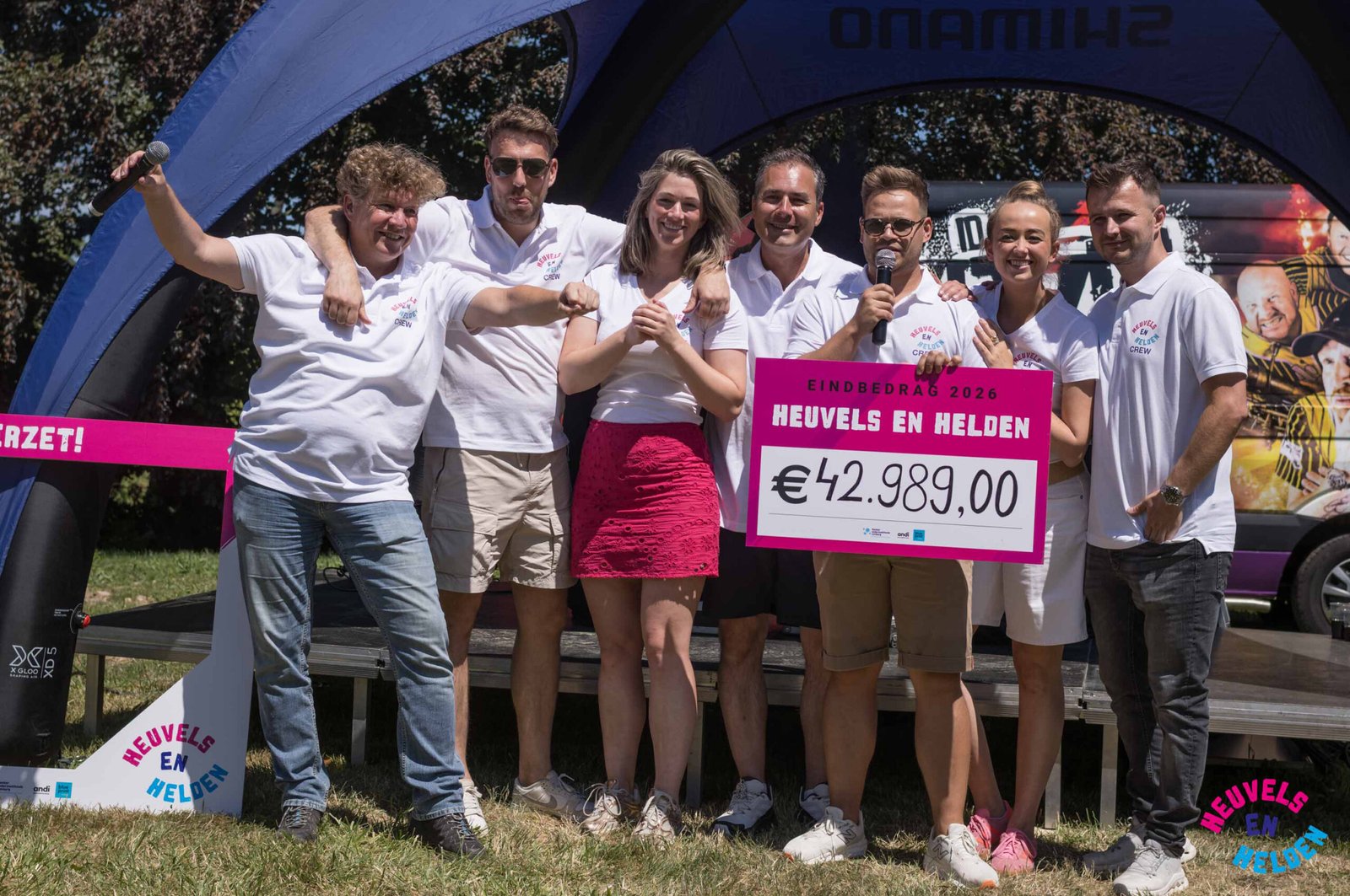 Heuvels en Helden haalt bijna 43.000 euro op voor kankeronderzoek in Limburg